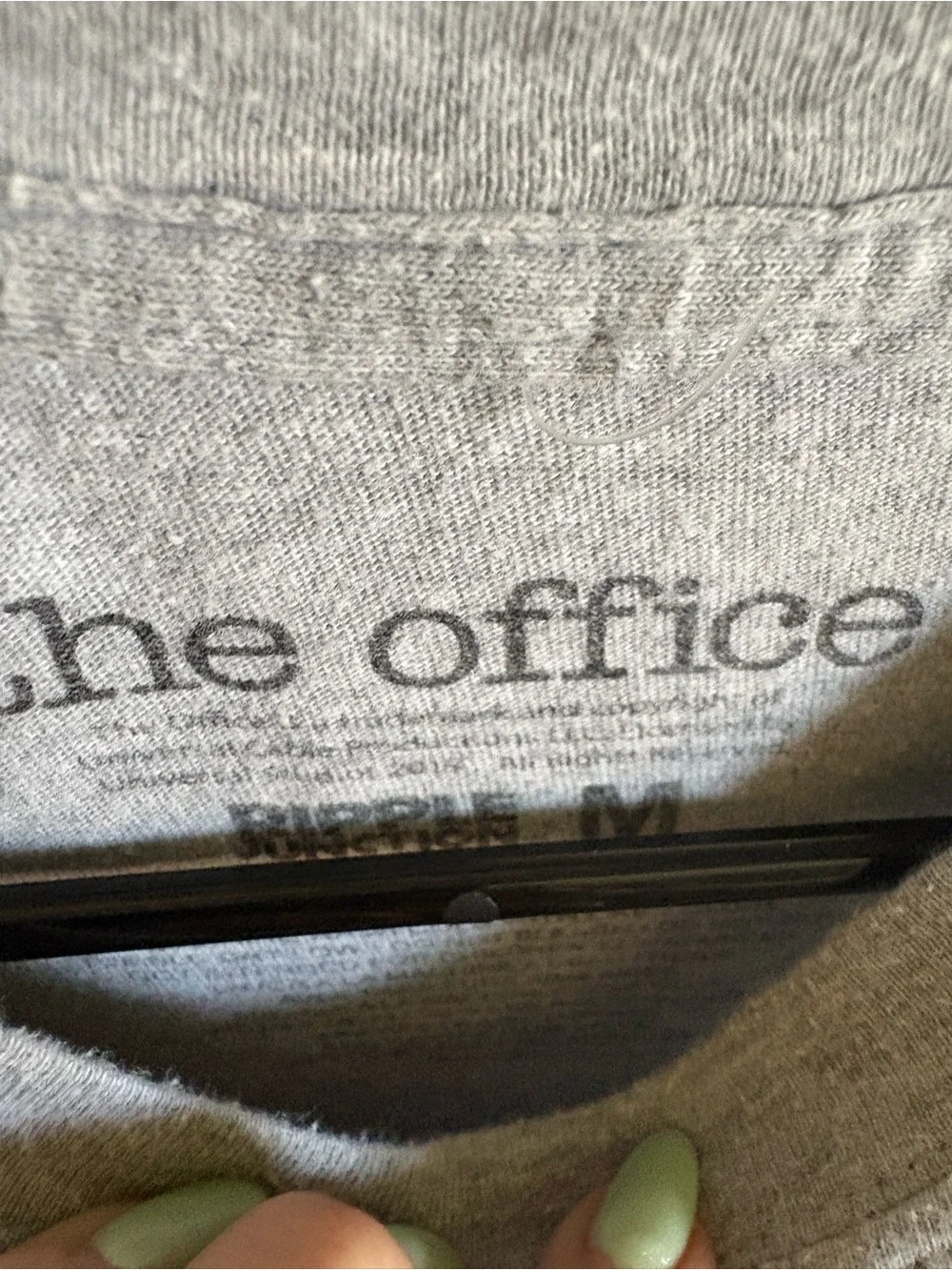 The Office Dunder Mifflin Gray Short Sleeve Tee - Picture 2 of 2